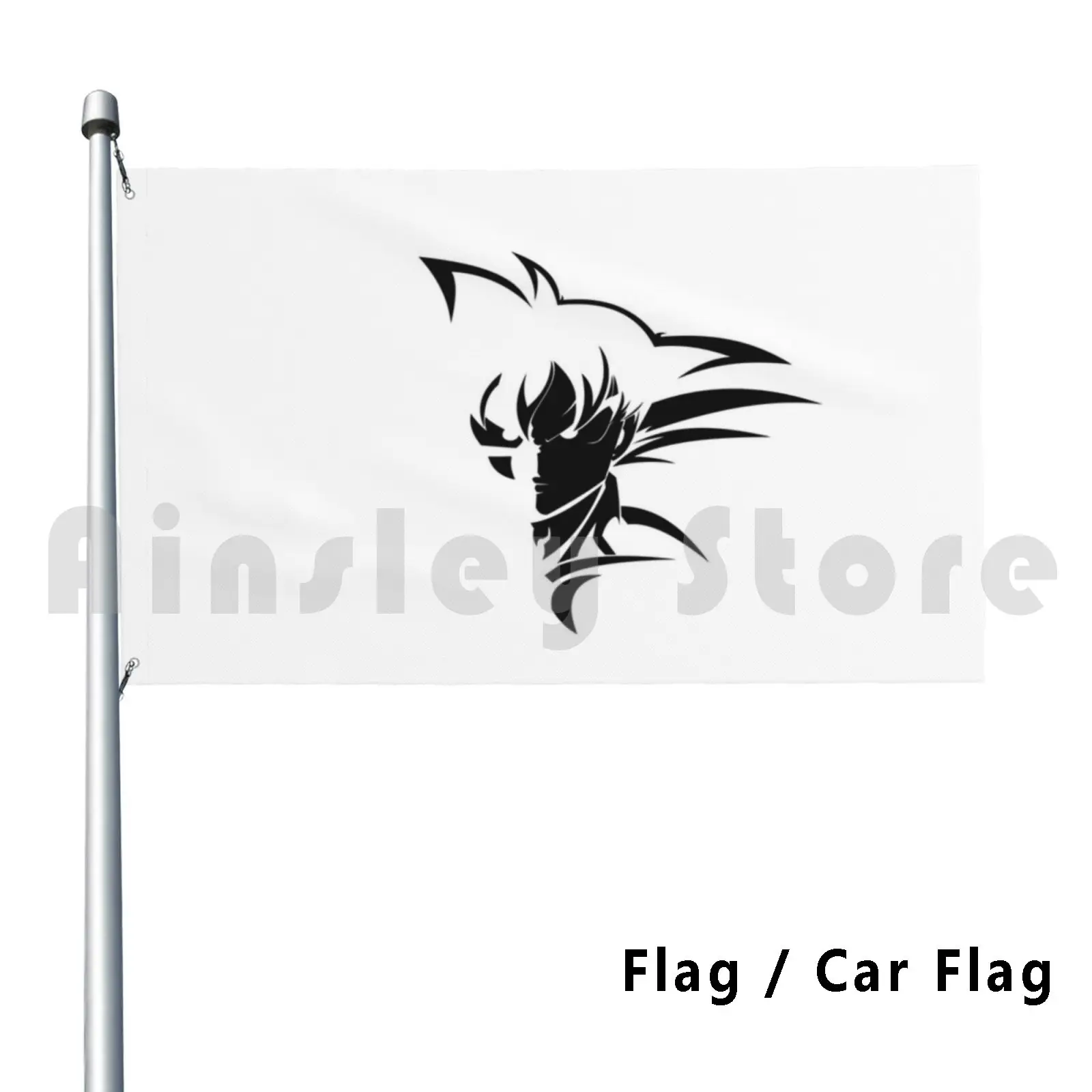 San Shadow ( Black ) Outdoor Decor Flag Car Flag Dbz Db Anime Manga Cute Vintage Retro Piccolo Namek
