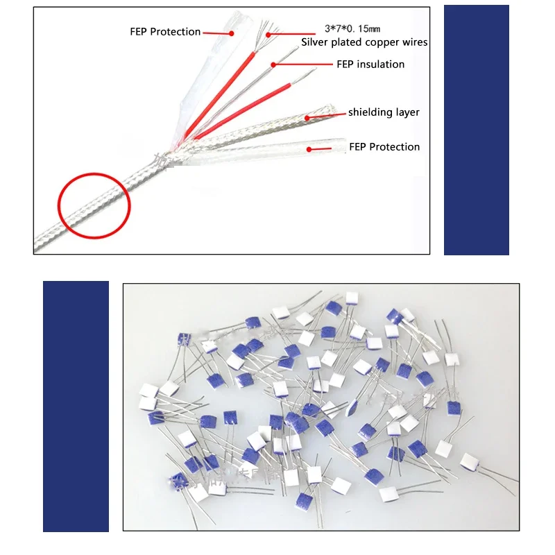 Stainless Steel PT100\\K Pasted Type Surface Measurement  patch temperature Sensor 1-20m Shielded Cable 3 Wire thermal resistance