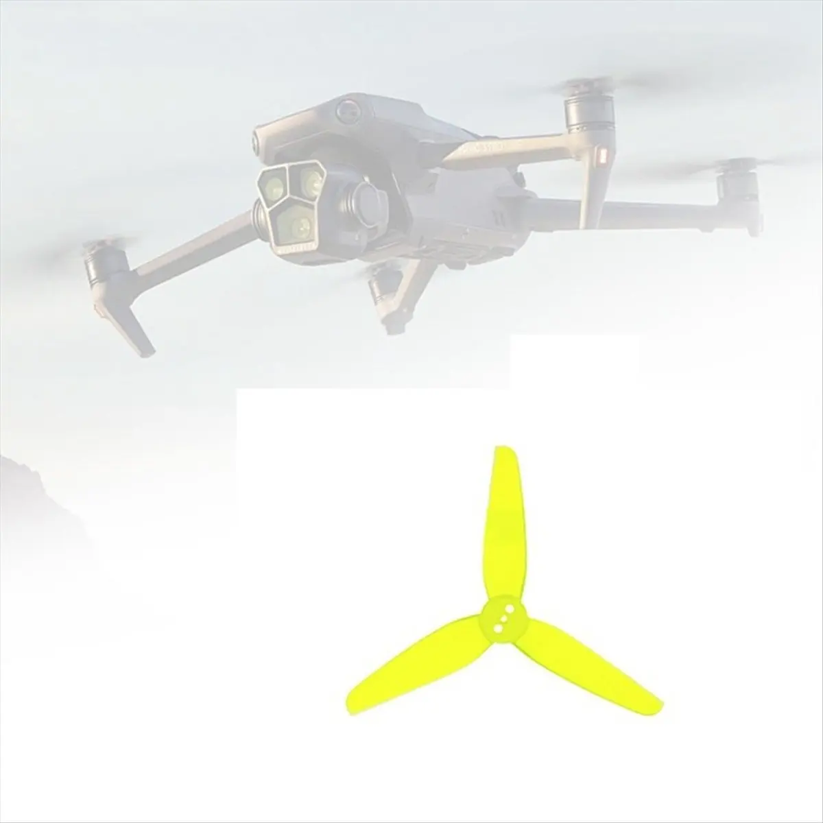 T3X1.8X3-1.5MM 3-Blade Propeller PC Prop for 3-Inch RC Plane FPV Drone DIY Accessory