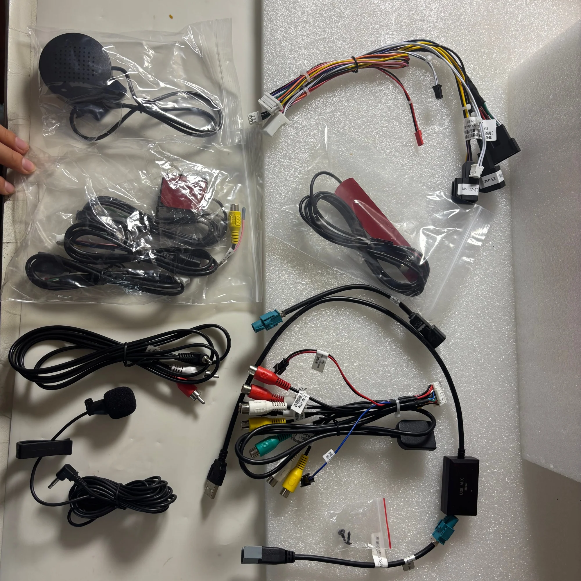 complete custom wiring harness and CAN bus decoder set, compatible with the 2020 Chevrolet Silverado 1500 LT, single-cab