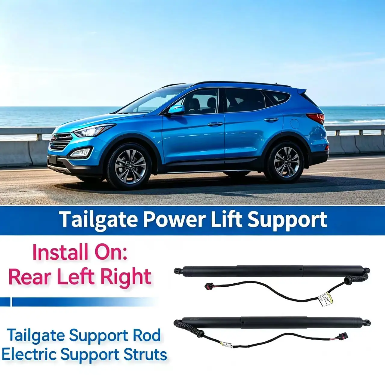 Electric Tailgate Strut For Audi E-tron 2018- Tailgate Support Rod Rear Tailgate Strut Electric Support Struts 4KE827851F