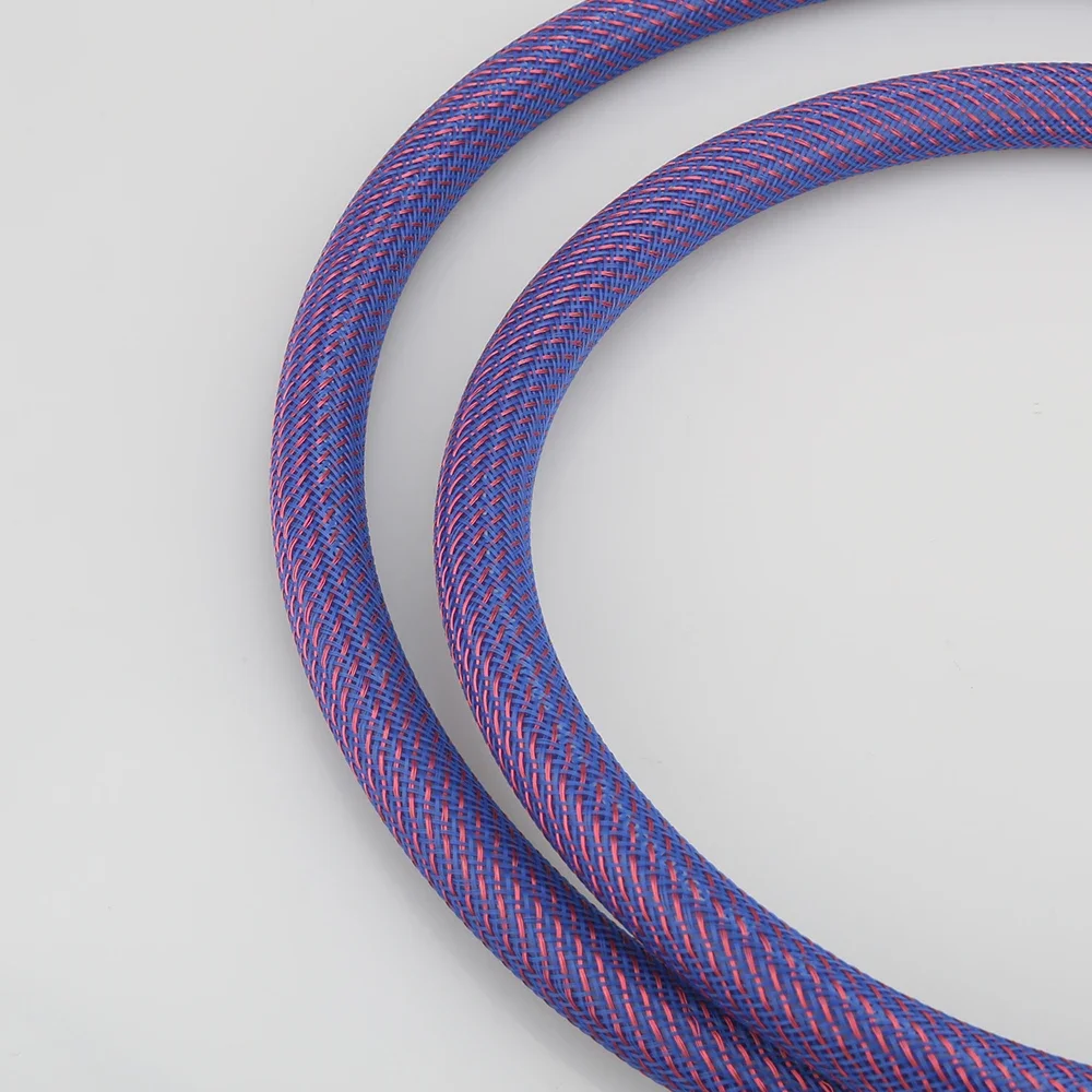 Audiocrast P102 +DW27 HIFI Power Cable 4square OFC Copper Wire Hi-Fi AC Mains Cable Audio Grade Power Leads US Plug Power Cable