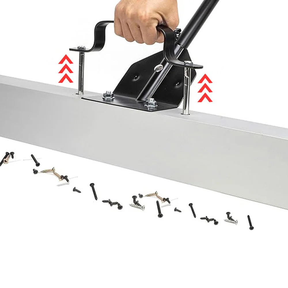 Hand-Pushed Strong Magnetic Iron Pick-Up Truck for Cleaning Iron Pins in the Workshop