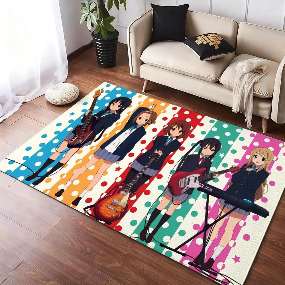 

K-o-ONs anime Kawaii Floor Mat Soft Thickened Non-Slip Door Mat for Living Room Home Decor Flannel Rugs