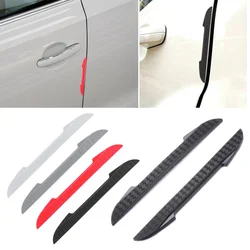 New 4PCS Protective Strip Car Side Door Edge Protector  Scrape Guard Bumper Guards Handle Cover 3D Sticker Car Styling Emblem