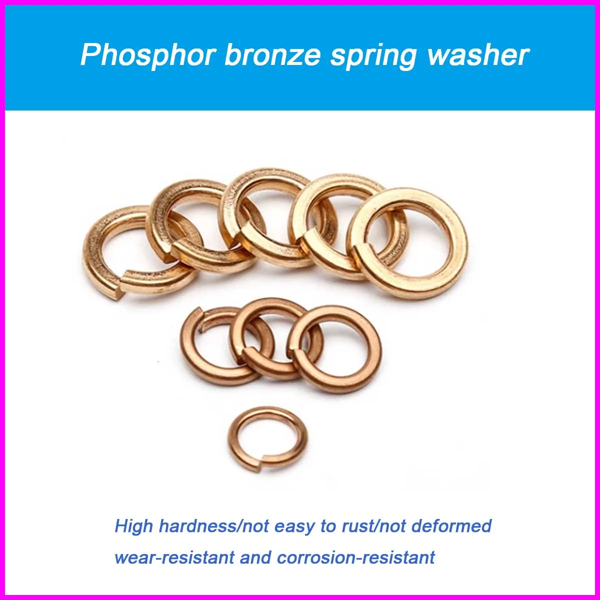 

Phosphor Bronze Spring Washer/Copper Elastic Washer M3M4M5M6MM8-M20