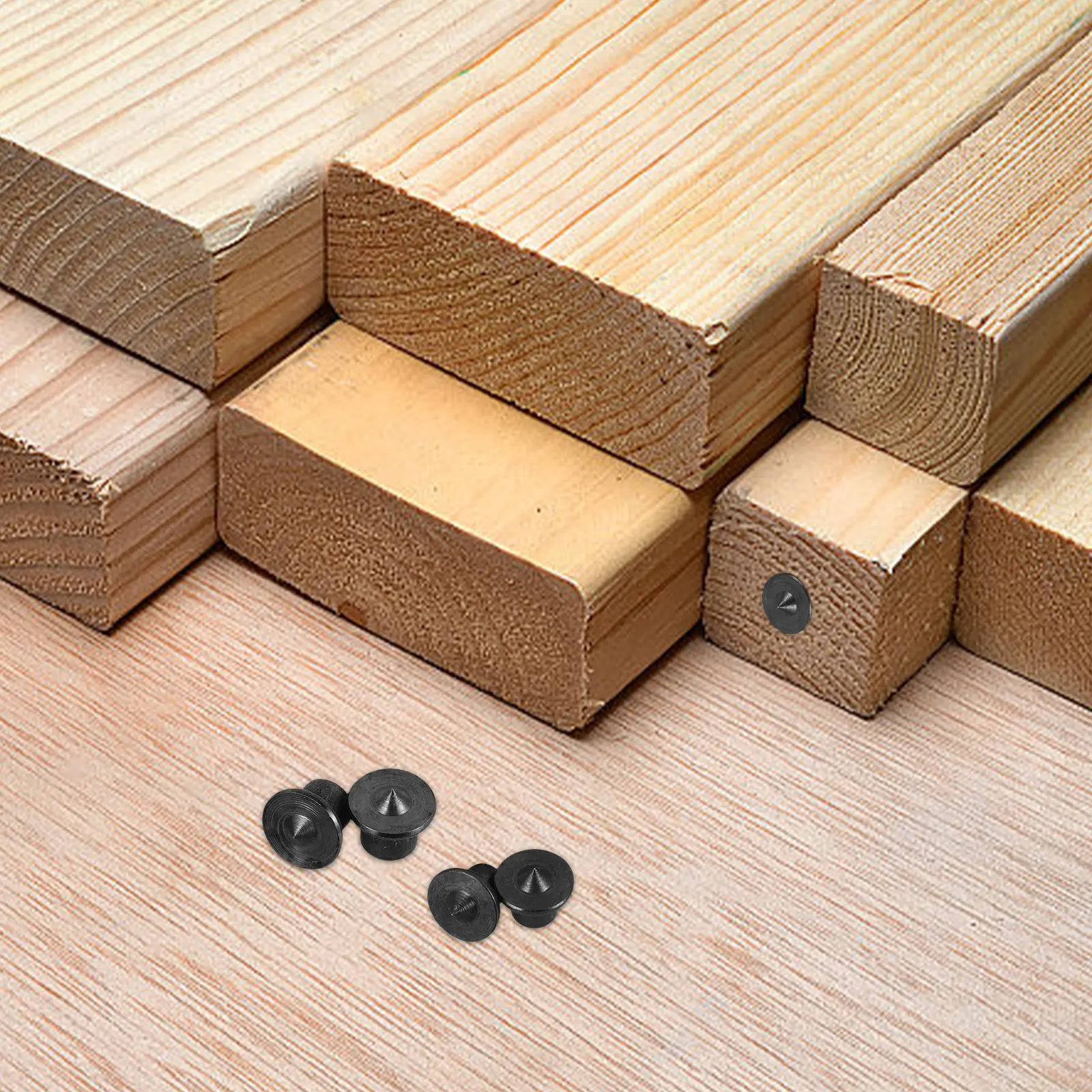 8Pcs Steel Dowel Center Transfer Plugs 6Mm 8Mm 10Mm 12Mm for Woodworking DIY Professional Carpentry Drill Hole Alignment Tool