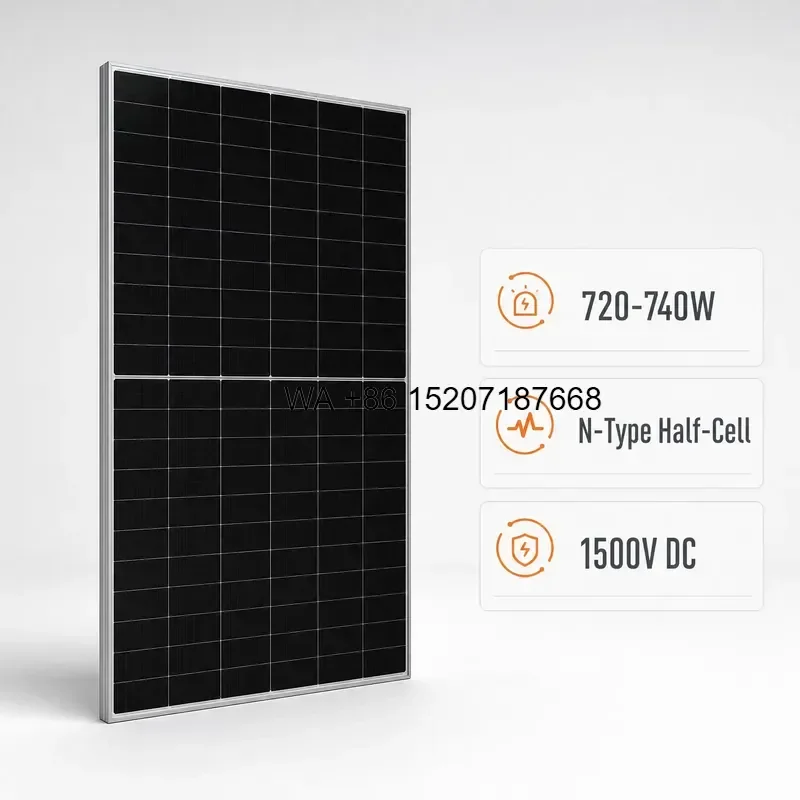 Wmwmnu for Double-glass Solar Panels 23.8% Efficiency 210mmx210mm Cell Size