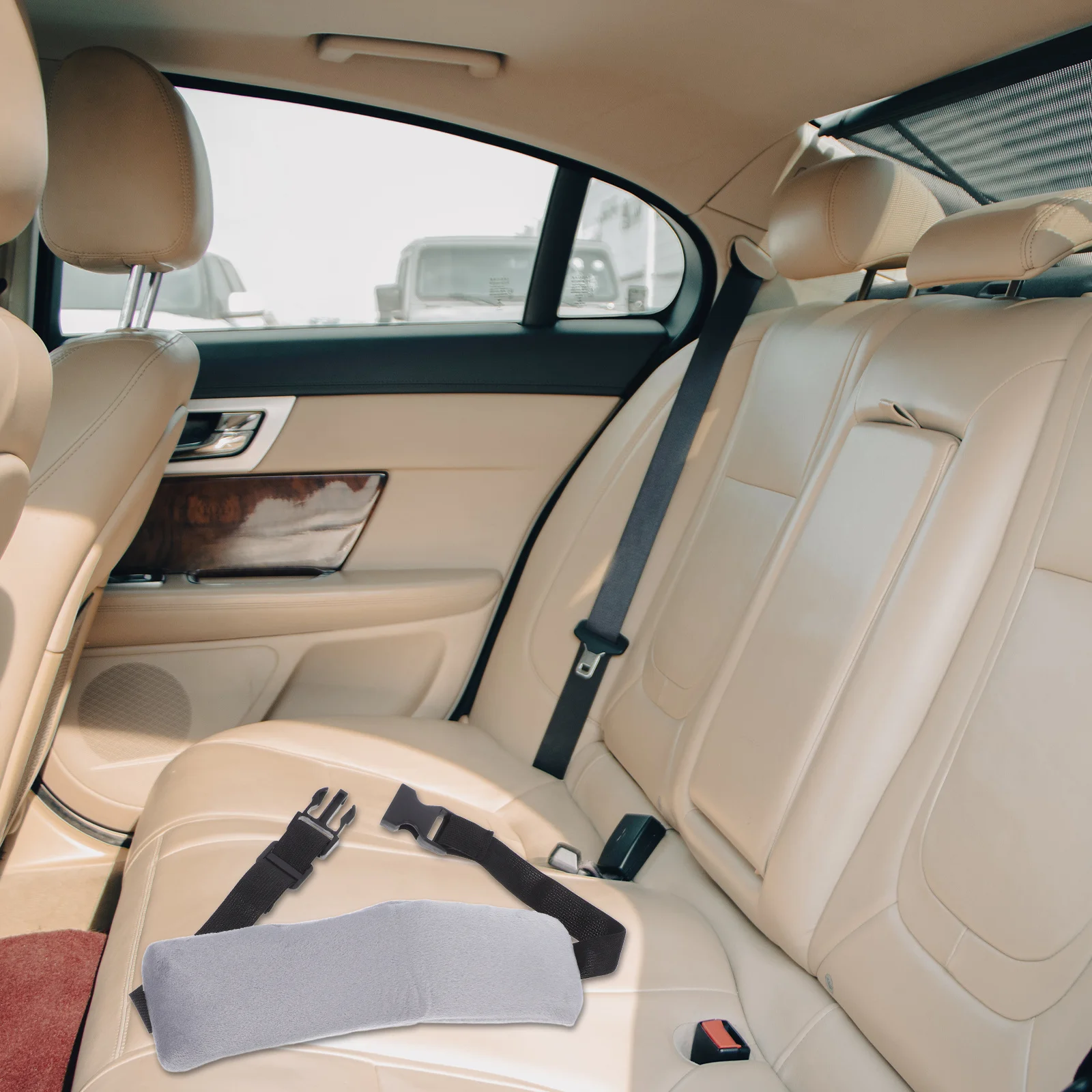 

2Pcs Travel Head Support Strap Comfortable Adjustable Neck Rest for Airplane Car Sleep Portable Headrest Travel Accessories