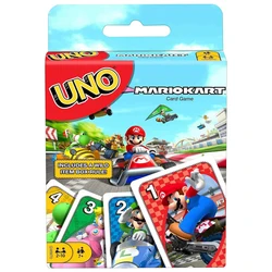 Mattel UNO Mario Racing juego de cartas para niños y adultos, familias y noches de juego con reglas especiales para 2-10 jugadores