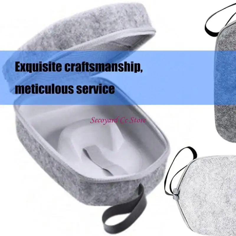 N3UC Space Saving Travel Case Organizers Pouch For VR System Featuring Heavy Duty EVA Exterior And Efficient Storage Capacity