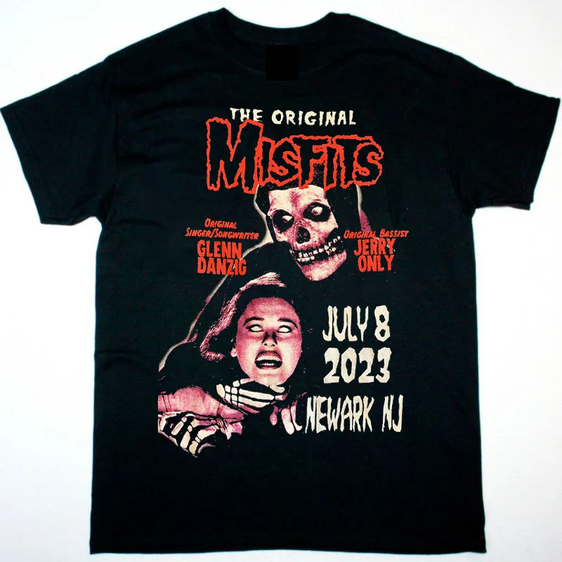 

2023 T-Shirt Misfits Punk Tee Event Nj Fullsize Mens Rock Glenn Jerry Phoenix