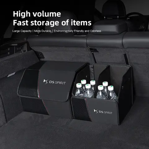 Car Trunk Organizer Box Foldable Storage Tidying Bag Auto Accessories For DS DS4S 5LS DS5 DS4 DS6 DS3 E-Tense DS7 DS9 WILD