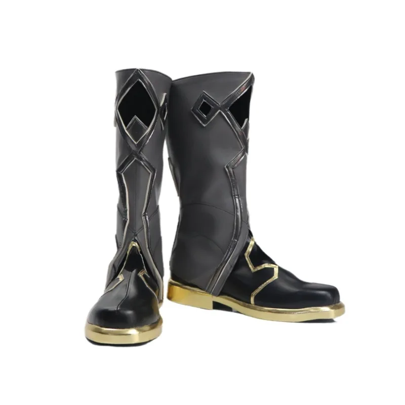 Genshin Impact Rerir The Moon Hunter Cosplay Shoes Boots for Men/Women Halloween