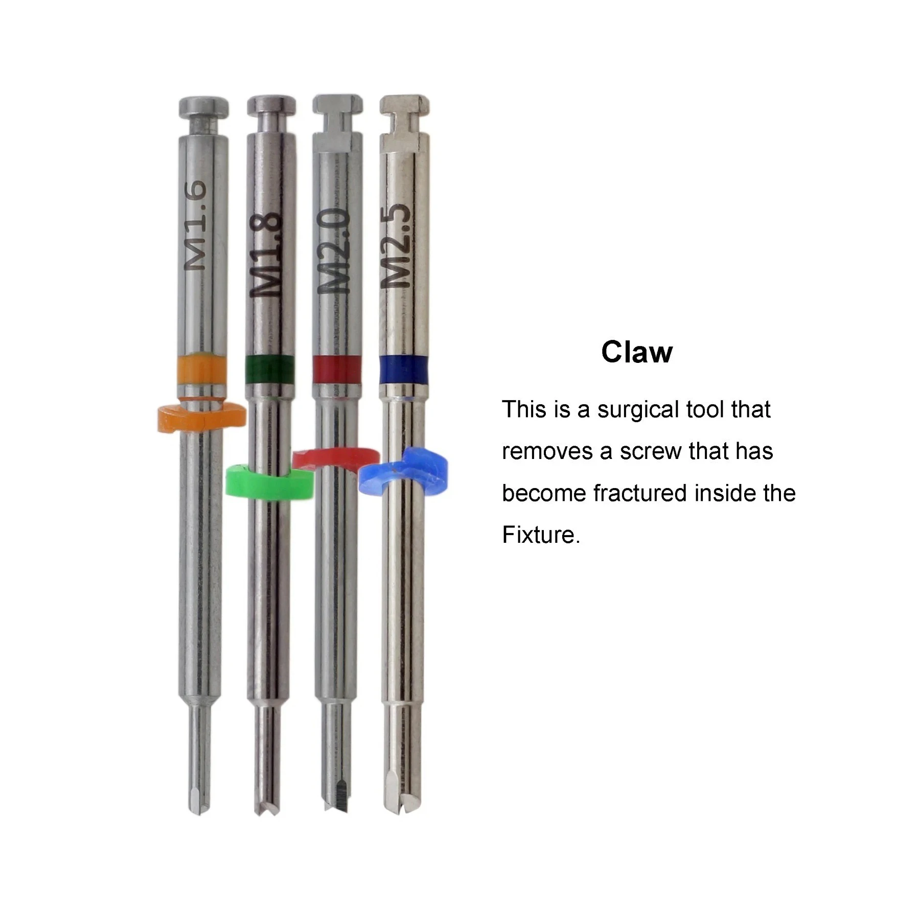 Implant Broken Screw Remover Kit  Nobel SR Perfect Guides Driver Reverse Drills Claw