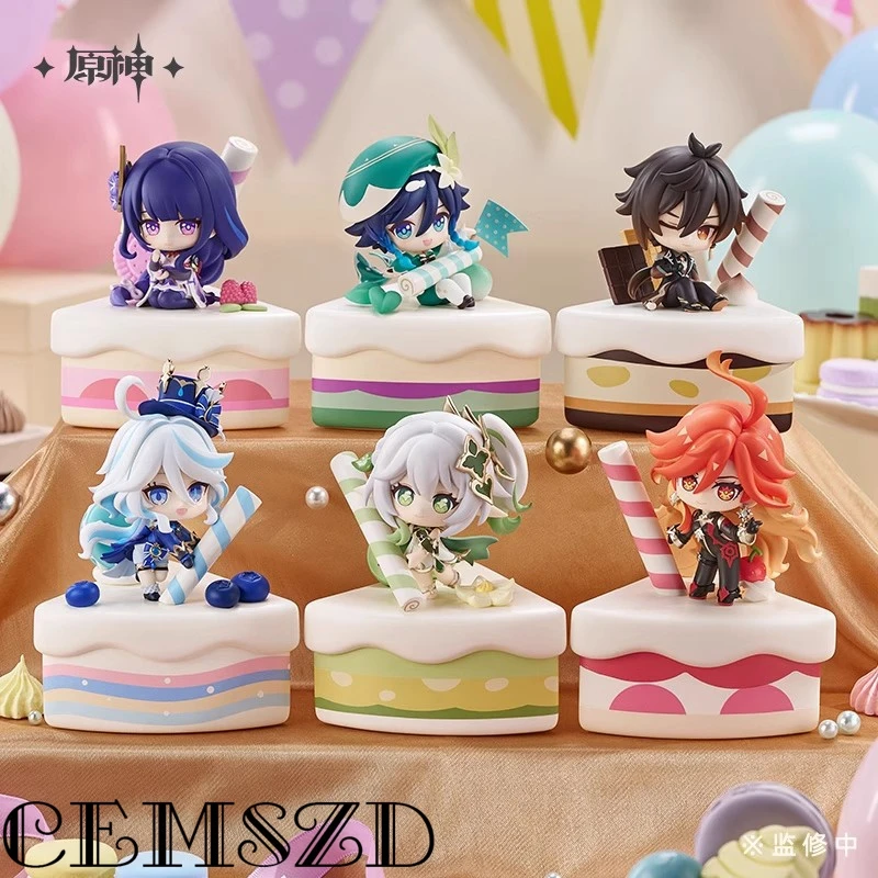 

[Оригинальная версия] игра Genshin Impact Mavuika Furina косплей настольные коллекционные фигурки аниме аксессуары с героями мультфильмов