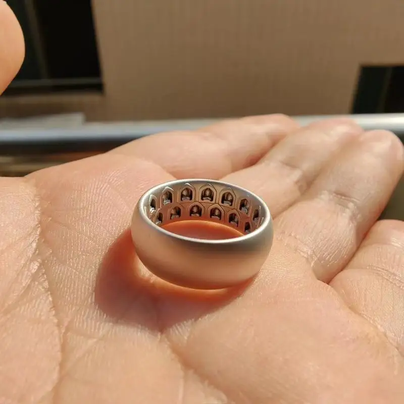 Vintage White Color Wanfo Niche Rings for Men Women Buddhism Sakyamuni Good Lucky Jewelry Accessories Gifts