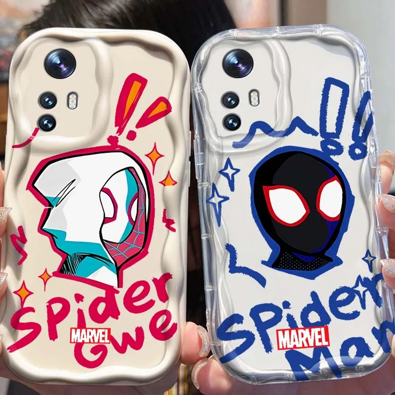 

Marvel Spider Man Anime Phone Case For Xiaomi Mi 11 12 12T 14 15 Lite Ultra Poco F4 X3 X5 X6 X4 X7 M6 F6 Pro 5G Wave Oil