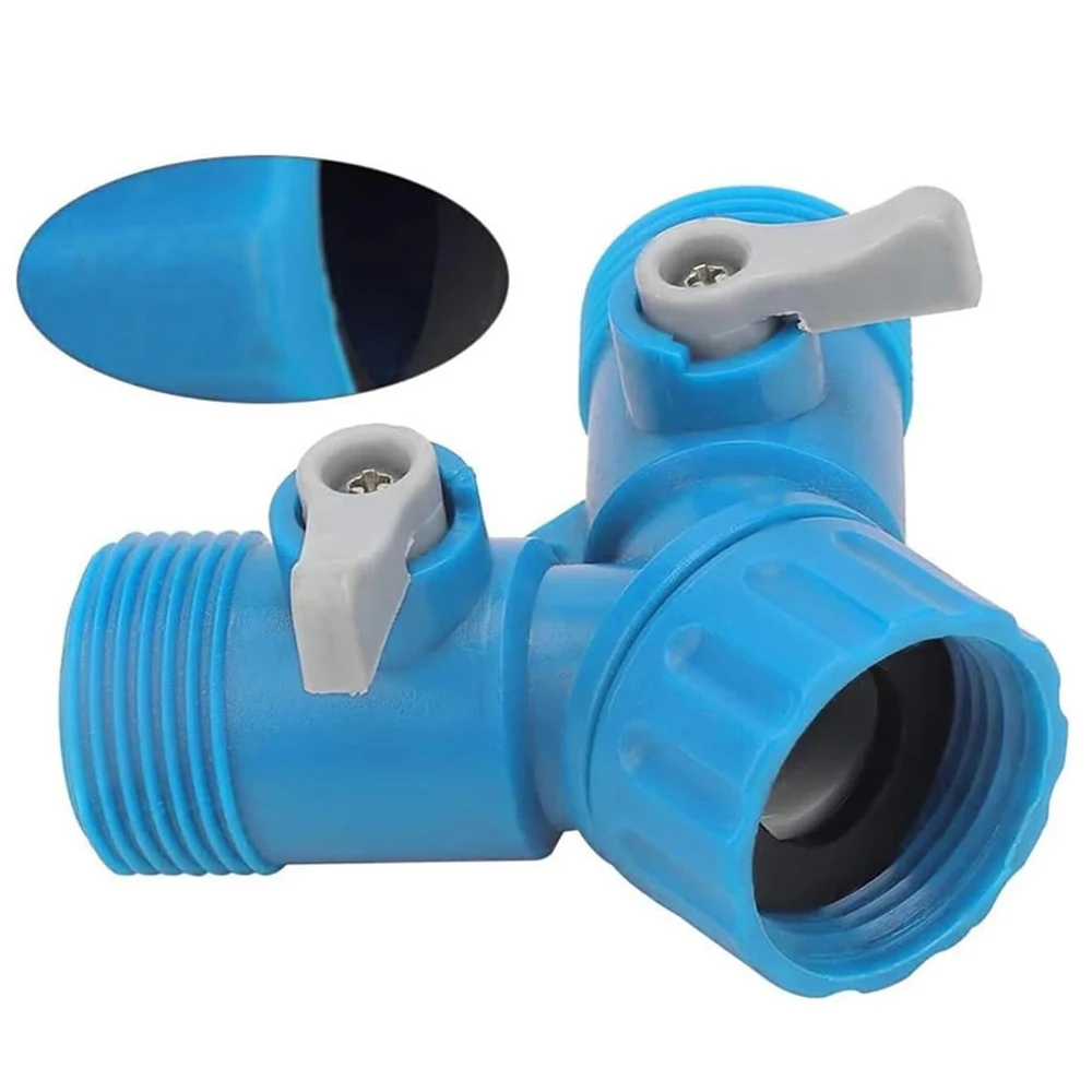 3/4'' Female Thread Y-Shaped Quick Connector Garden Irrigation Water Splitters Faucet Adapter Lawn Garden Watering Supplies ﻿