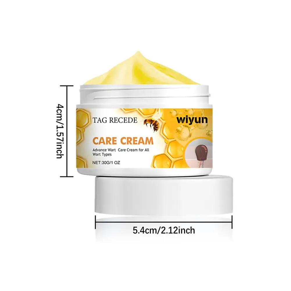 Bienen warze Pflege creme Entfernung Warze feuchtigkeit spendende und glättende Hautpflege creme Reparatur Hautrötung und Juckreiz Körperpflege 30g