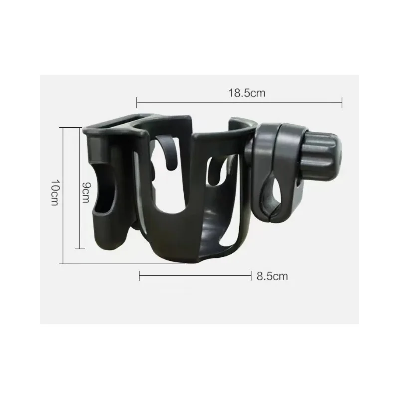Baby Stroller Water Cup Bottle Holder Baby Stroller Accessories Multifunctional Baby Stroller Cup Holder 2-in-1 Phone Holder view 6