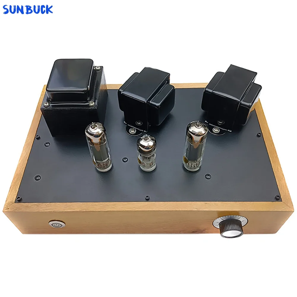 Sunbuck 6N2 push 6P14 (EL84 6P1) low-power vacuum tube power amplifier 3.5W*2 Tube Power Amplifier