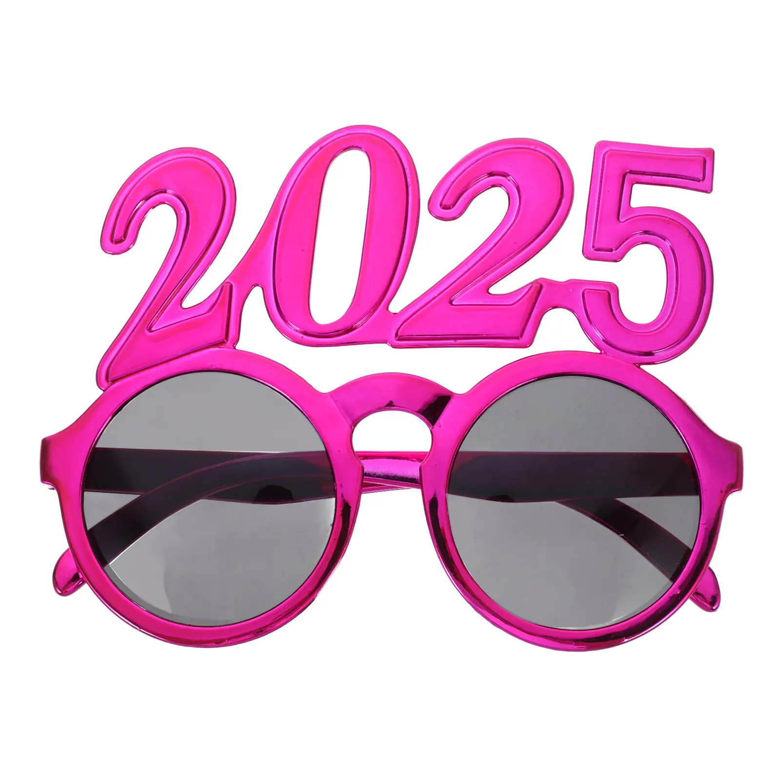 

2025 New Year Eyeglasses ABS Funny Glasses for Photo Booth Props Party Supplies Festival Celebration New Years Eve Party Glasses