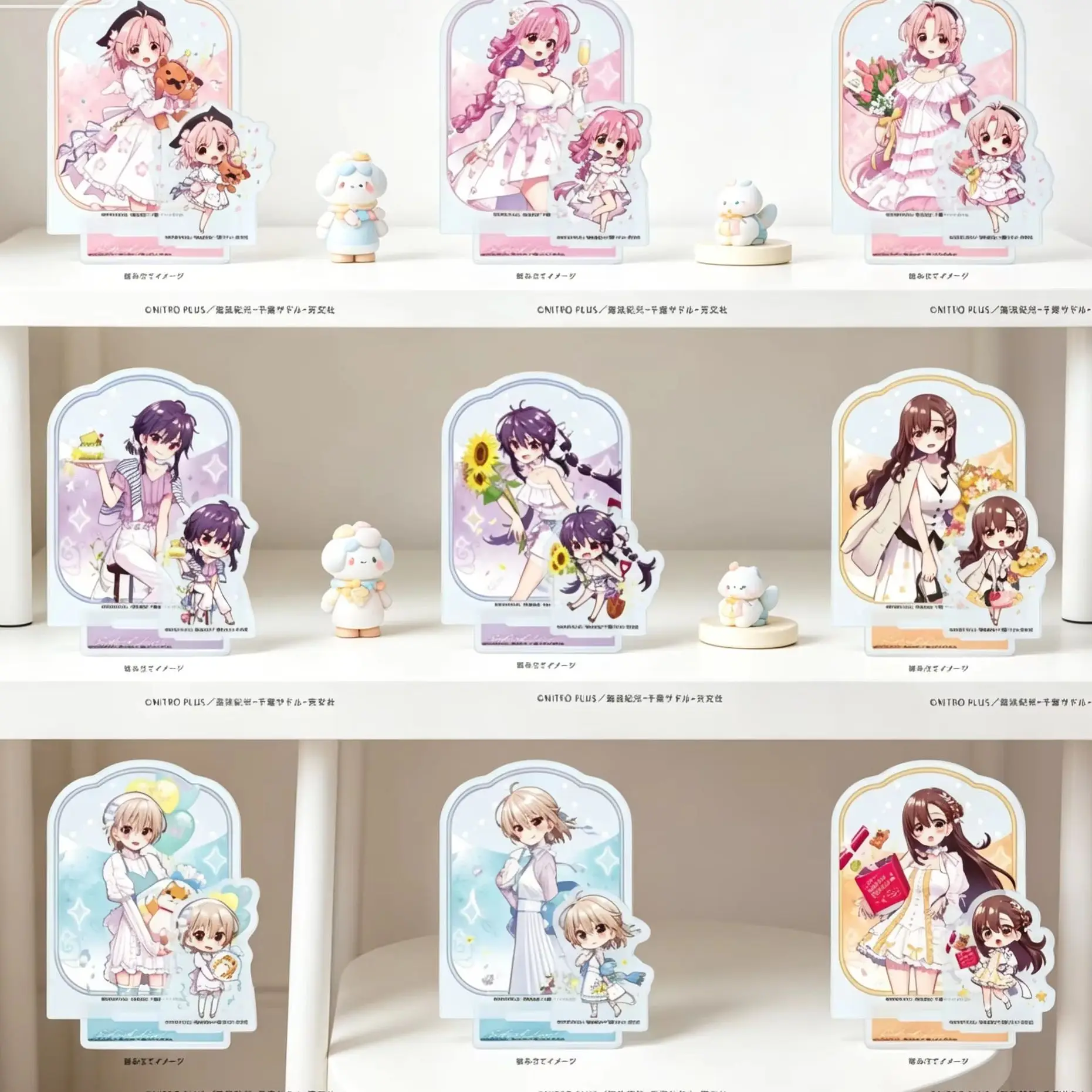 Anime School-Live! Sakura Megumi Acrylic Figure Stand Model Plate Keychains Bedroom Decoration Fans Gifts Exquisite Products