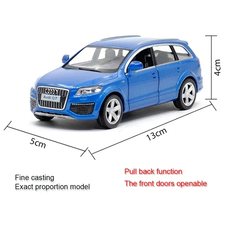 MaKeda1:36 Audi Q7 Off-road Vehicle Alloy Model Simulation Force Control Automobile Toy Jewelry Gift Series