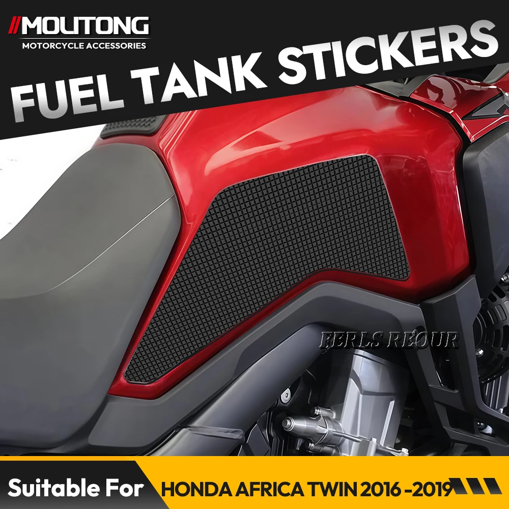 Off Road Cross Country Multi Terrain Moto Tank Grips For HONDA AFRICA TWIN 2016-2019 Wear Resistant Rubber ADV Mod Kits