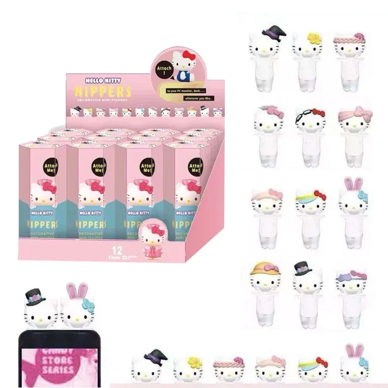 Sonny Angel ตุ๊กตากล่องตาบอด Hello Kitty Angel ตุ๊กตา Surprise ตกแต่งตุ๊กตาของเล่นแฟชั่นตัวละคร Mystery Box คริสต์มาสของขวัญ