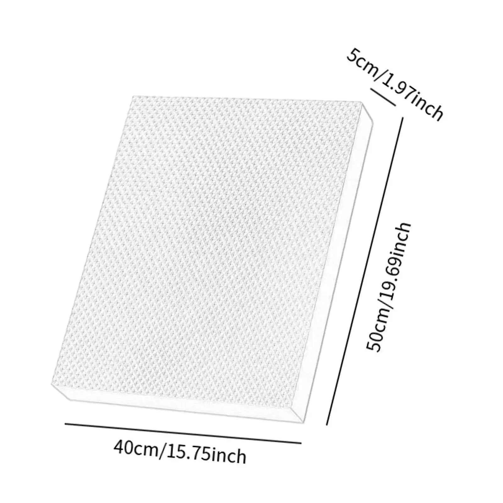 Yoga Exercise Pad Yoga Mat Workout Mat Portable Non Slip Inner Thigh Exerciser Thicken Balance Training Pad for Home Outdoor