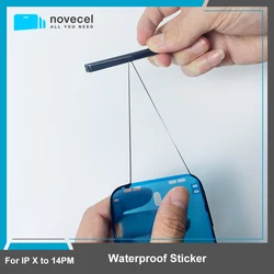 NOVECEL 10pc OEM Waterproof Sticker For iPhone 15 14 13 12 11 pro X XS Max LCD Display Frame Bezel Seal Tape Glue Adhesive