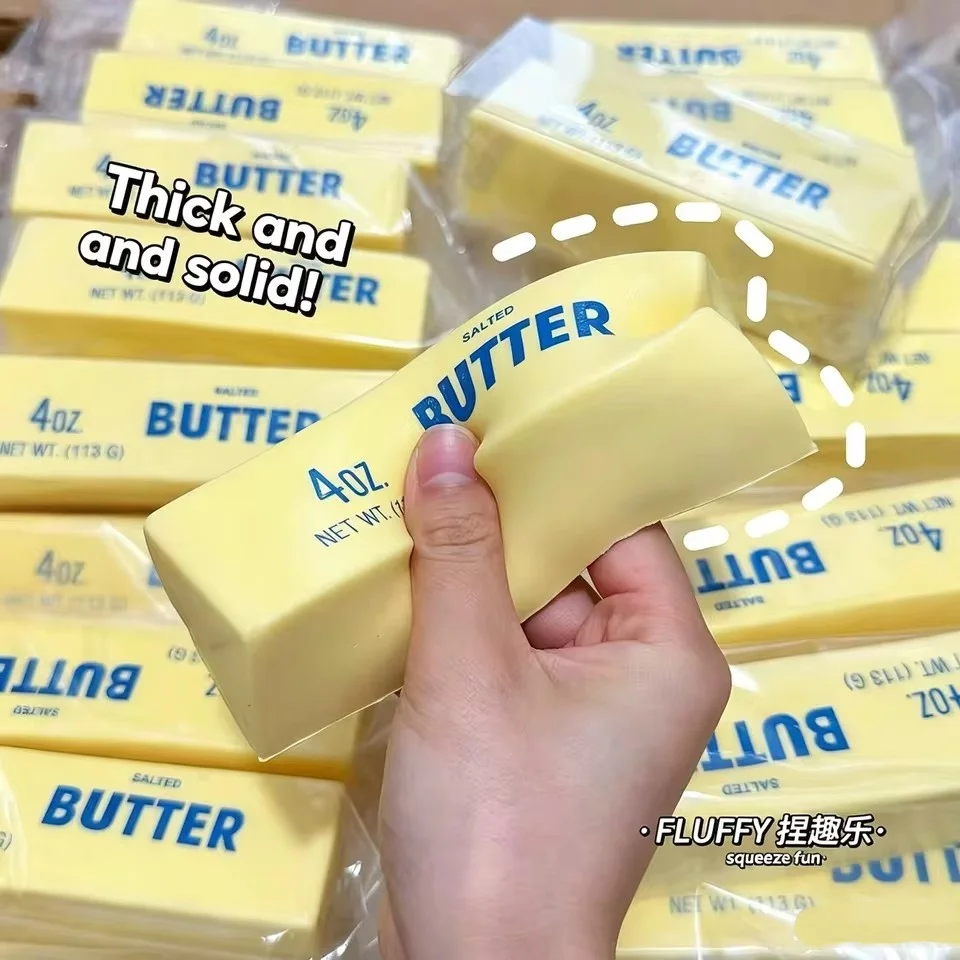 Neuer Butter-Stick Milchstreifen Quetschspielzeug Langsam Zurückfederndes Weiches Stressabbau-Spielzeug 2026