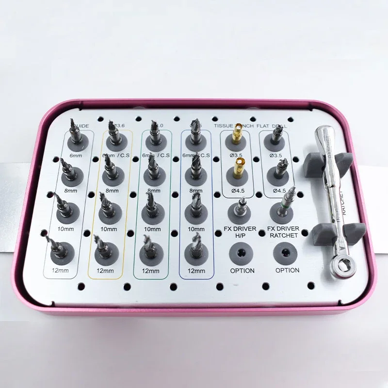 Dental guide kit, implant restoration, digital full drill kit
