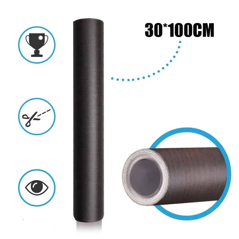 30x100cm Holzmaserung Vinyl-Folie Glänzende Autoaufkleber Selbstklebende Fahrzeuginnendekoration Universelle Auto-Accessoires – Detail 8