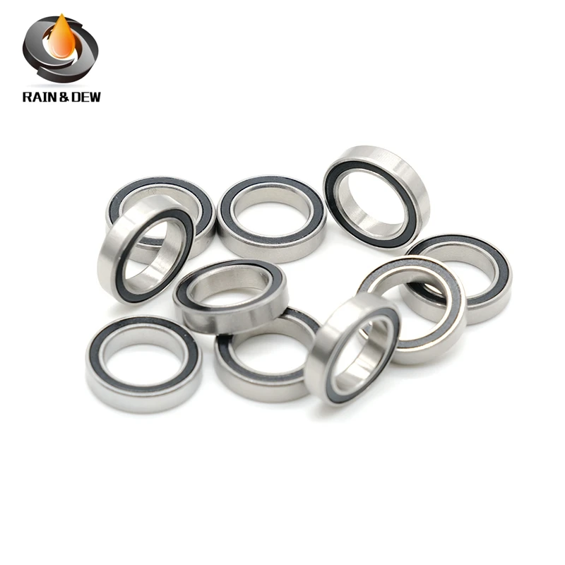 

5 Pcs S6700RS CB Bearing 10x15x4 mm ABEC-7 Stainless Steel Bearing S689RS SR188RS SR166RS SR156RS Thin Section Bearing