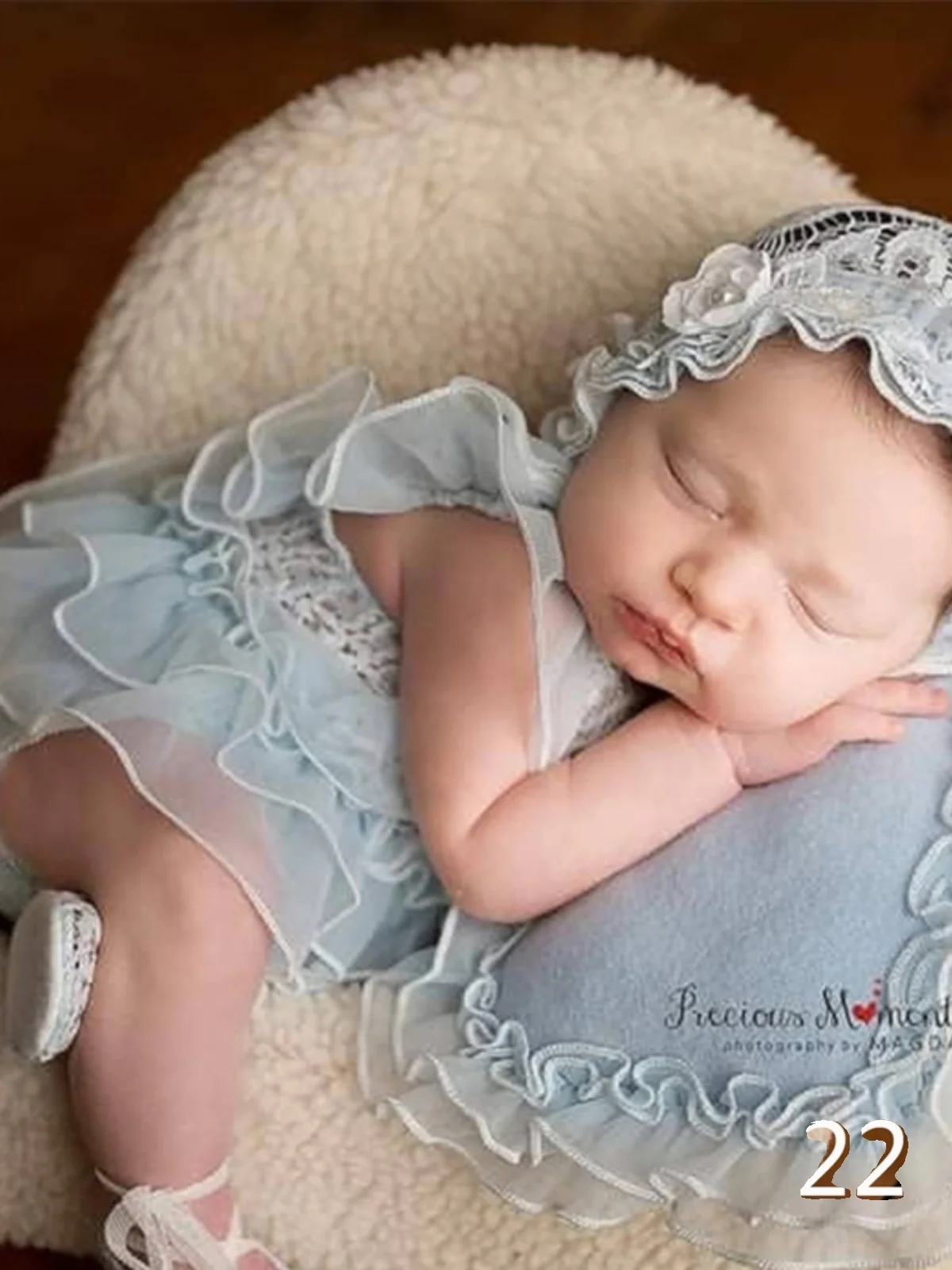 Childrens Photography Clothing Newborn One Month One Hundred Day Photography Princess Dress roupa bebe  신생아촬영