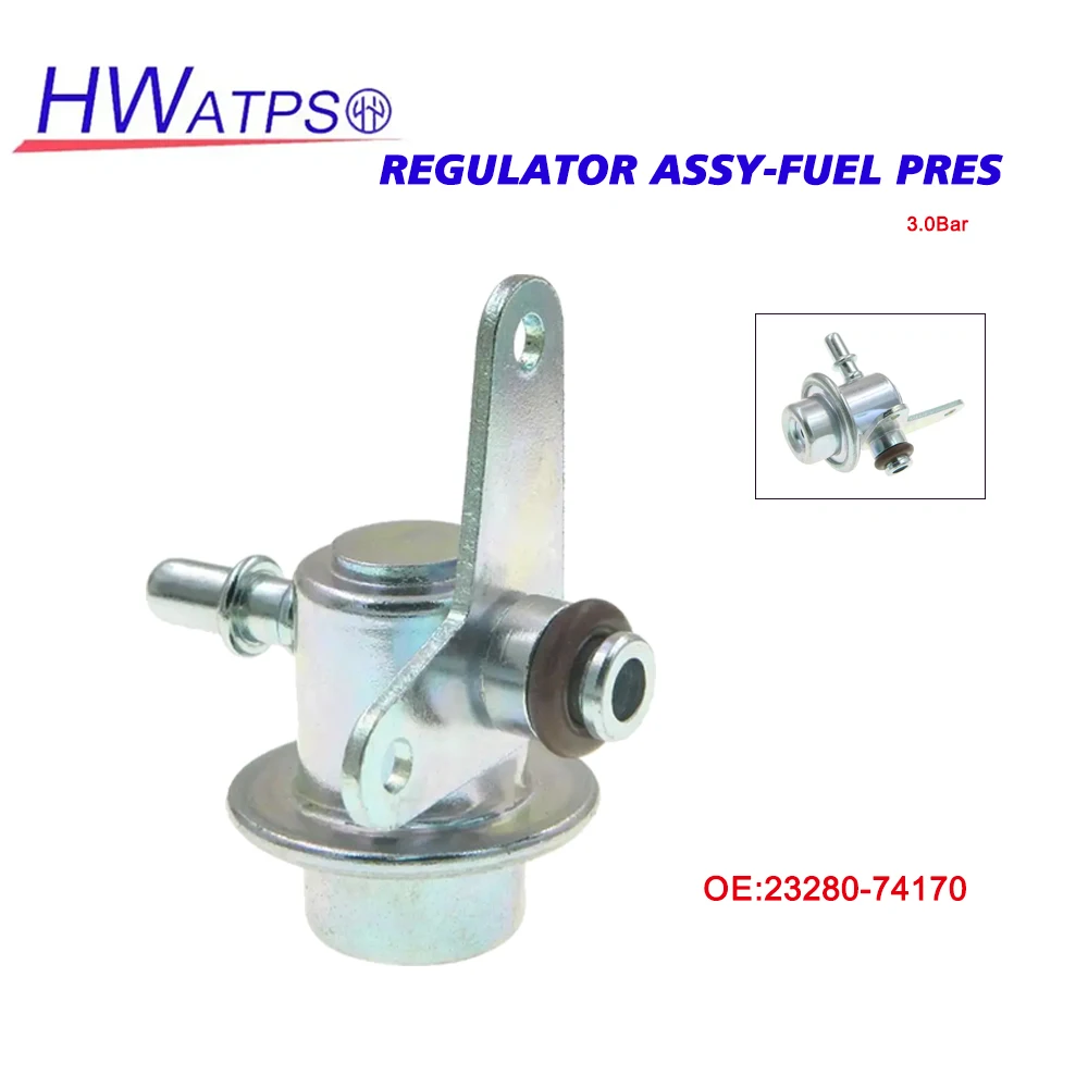 For Lexus ES300 Toyota Camry Avalon Sienna Solara 1997-2003 Fuel Pressure Regulator 3.0 Bar 23280-74170 PR226 PR4143 PR354 22889