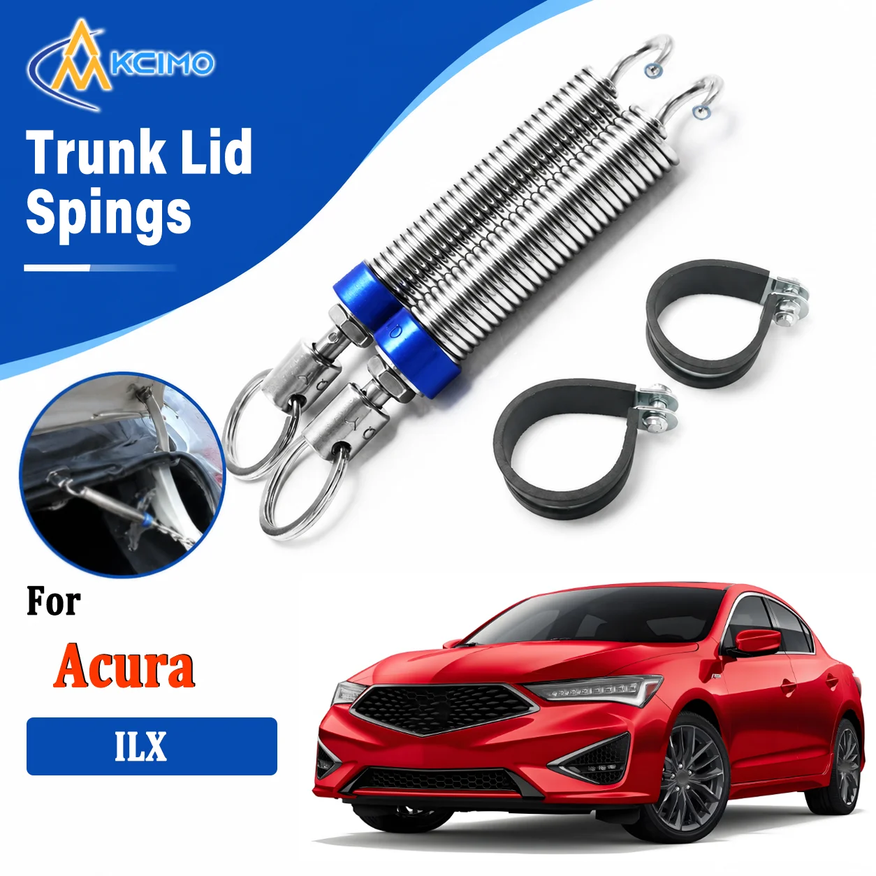 1/2Pcs Car Boot Lid Lifting Spring Trunk Auto Lift Device For Acura ILX Metal Trunk Spring Lifter Automatically Open Device