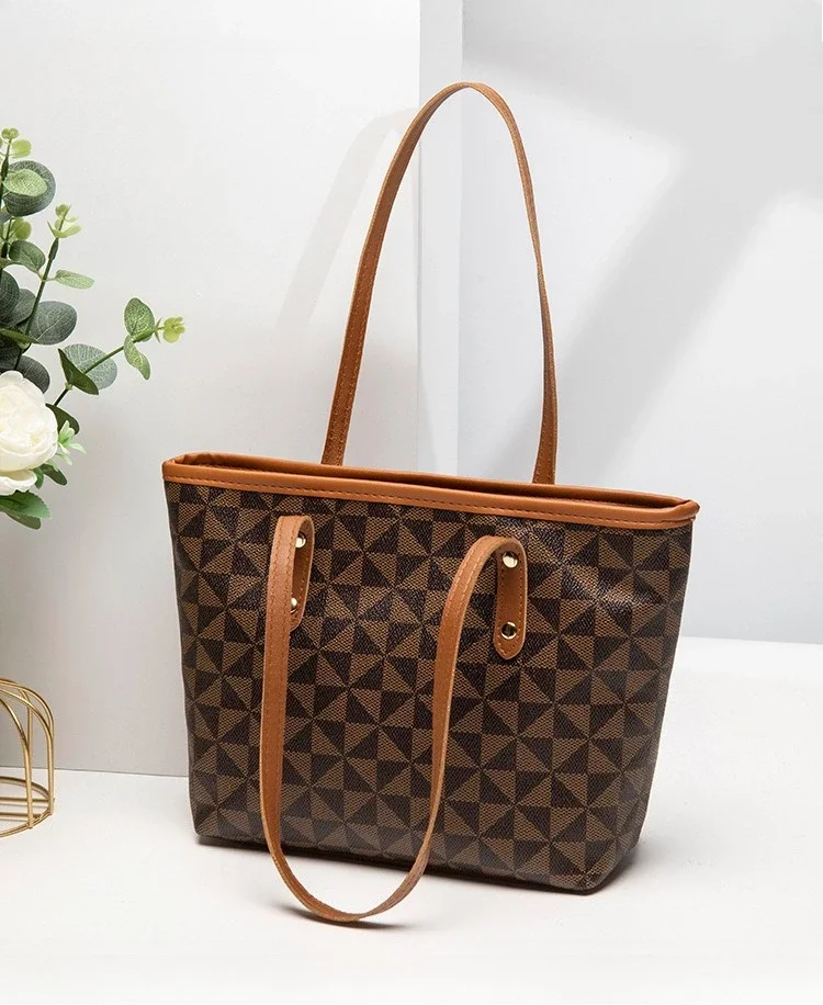 Große Kapazität Schultertasche Damen PU-Leder Handtasche für Pendeln und Freizeitnutzung Vielseitige Tragetasche – Detail 8