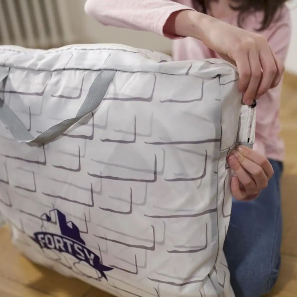 قلعة قابلة للنفخ، هيكل لعب داخلي وخارجي، 5×5×3 أقدام، مع مضخة يدوية، قابل للغسل في الغسالة، للأعمار 3 سنوات فما فوق