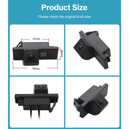 Imagen 2 del producto HaiSunny-cámara de visión trasera 170 ° AHD 1080P HD para Nissan x-trail T31 Juke QashqaI J10 J11 Pathfinder Citroen C4 C5 Peugeot 307CC