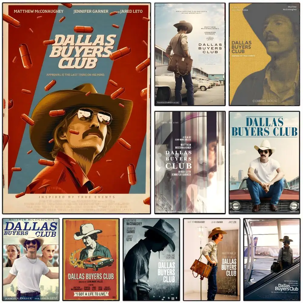 Dallas Buyers Club Poster Wall Art Print Decorative Mural Home Decor Gift Unframed