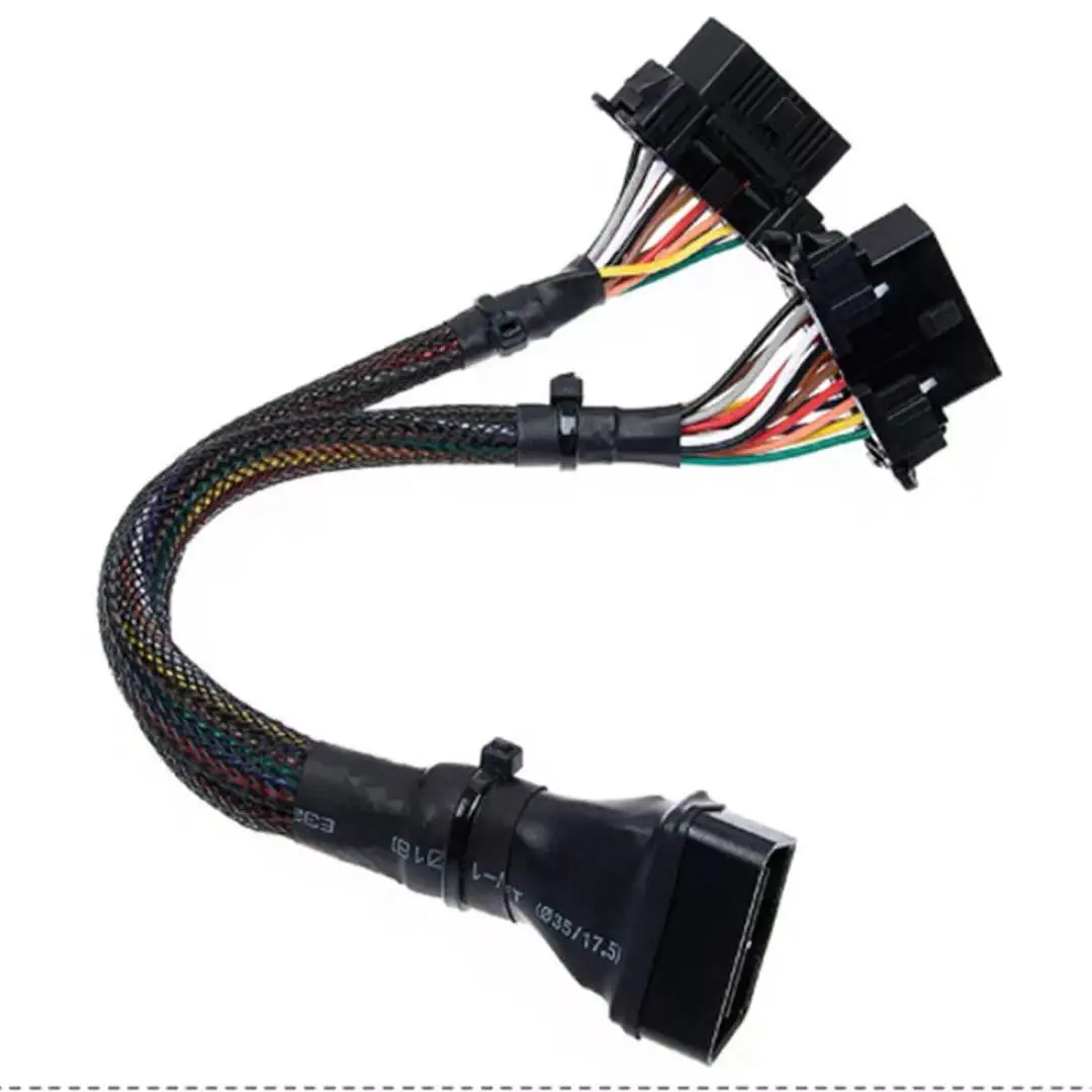 OBD one-second extension cable with mesh