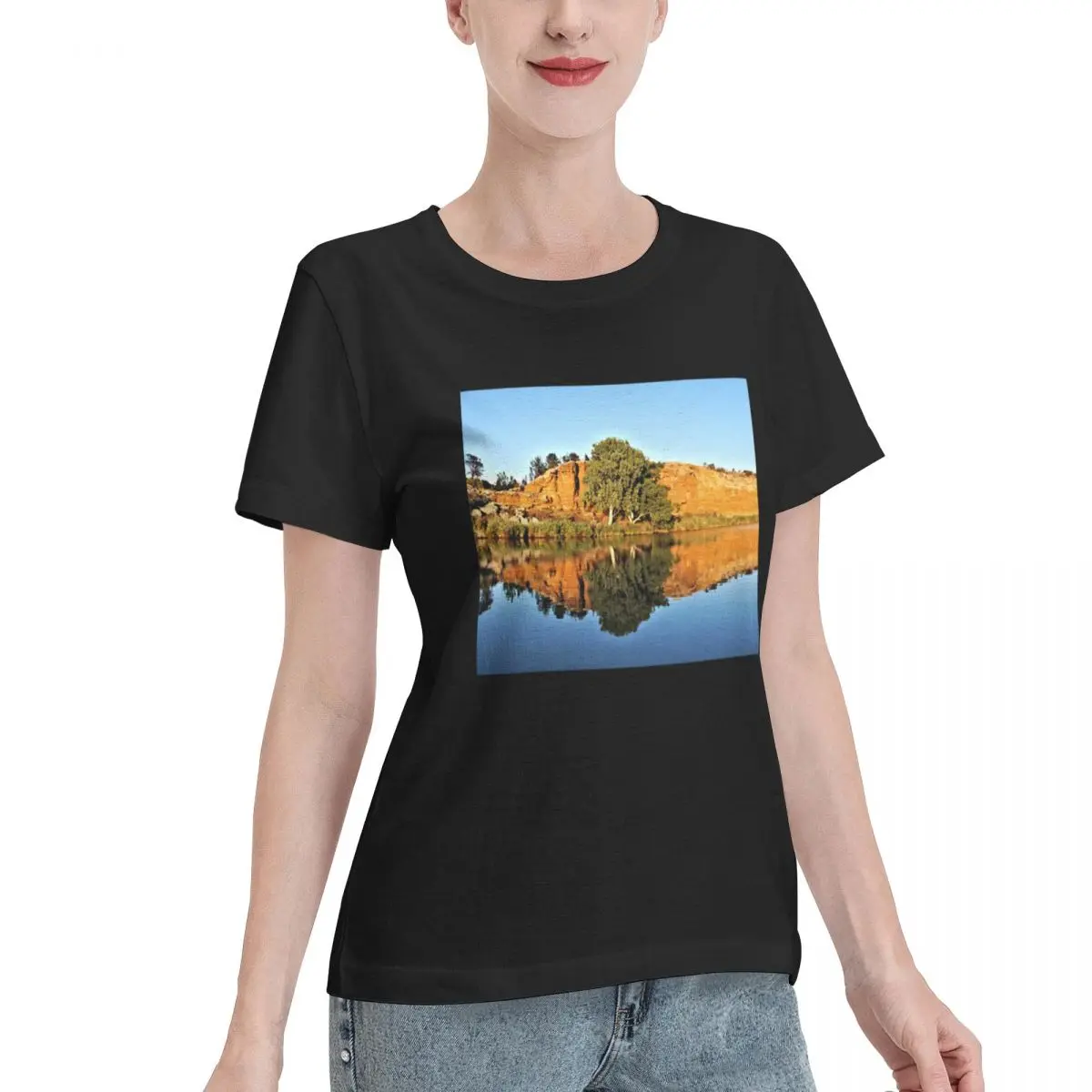 Everyday Essential Big Bend Cliffs 2 Women's T-shirt Jogging Wholesale Blank Tee