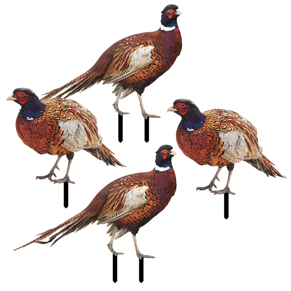 2 مجموعة الاكريليك الديكور حصة حديقة الدراج ساحة الدجاج زخرفة الحديقة علامة الزخرفية حديقة حصص الفن في الهواء الطلق التبعي