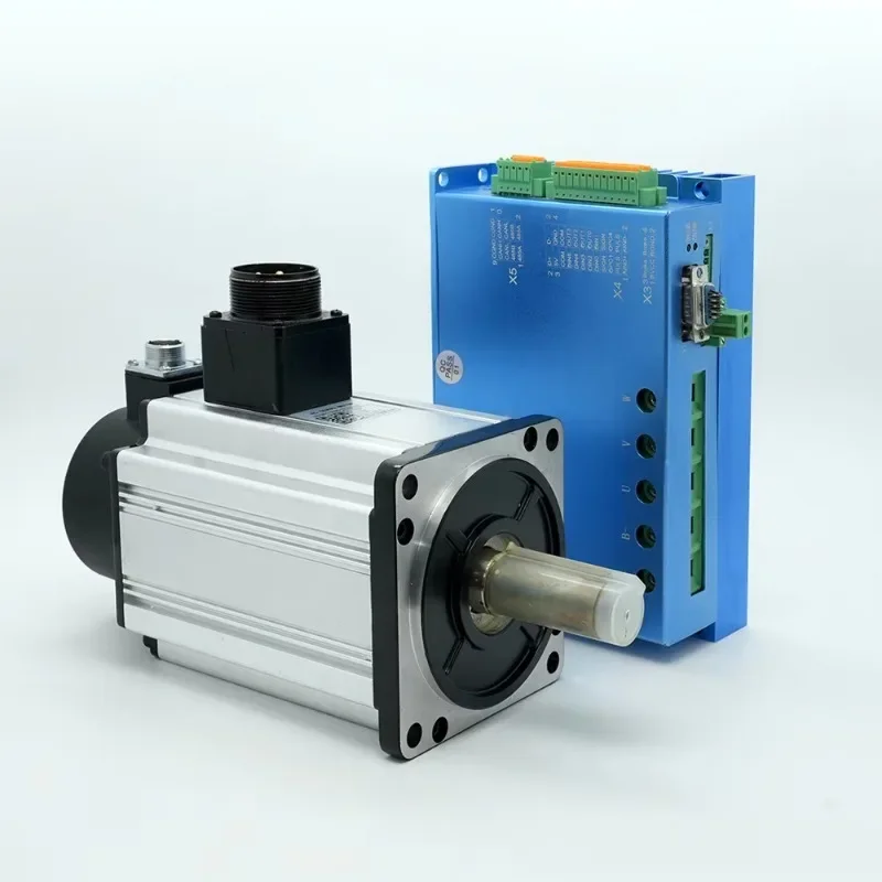 High Speed Custom 19.1NM 110mm 220V AC Servo Motor With Driver for Packaging Machinery