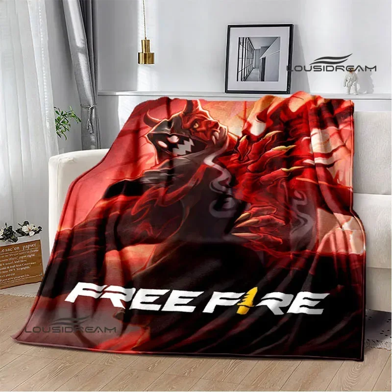 3D Games Free Fire Printed Blankets Fashion Warm Blanket Soft And Comfortable Blanket Home Travel Blanket Birthday Gift