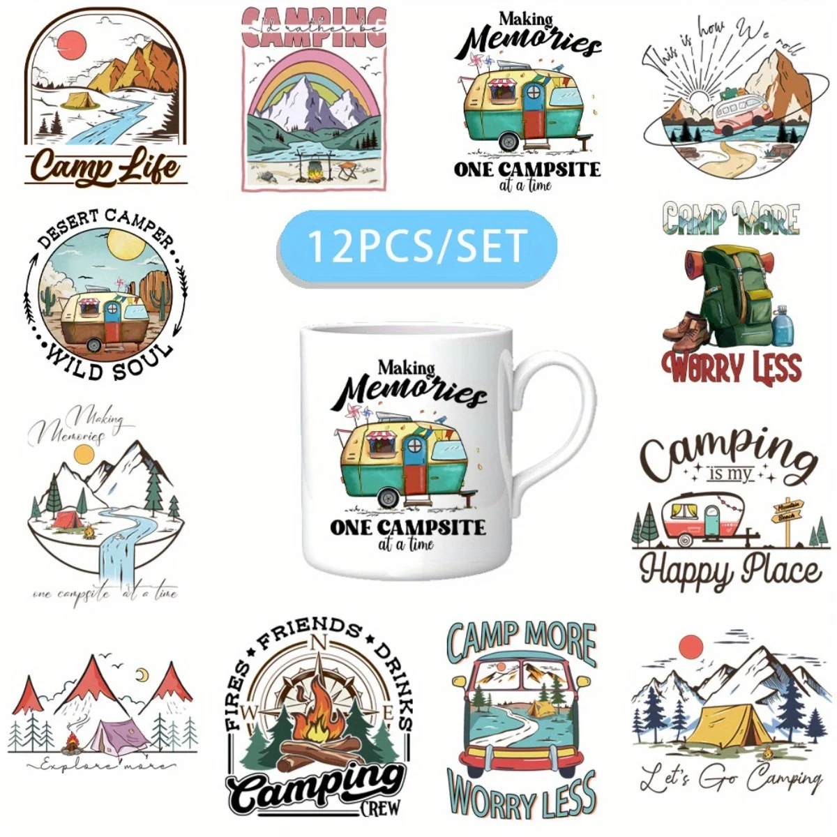 12PCS/SET Camping L…